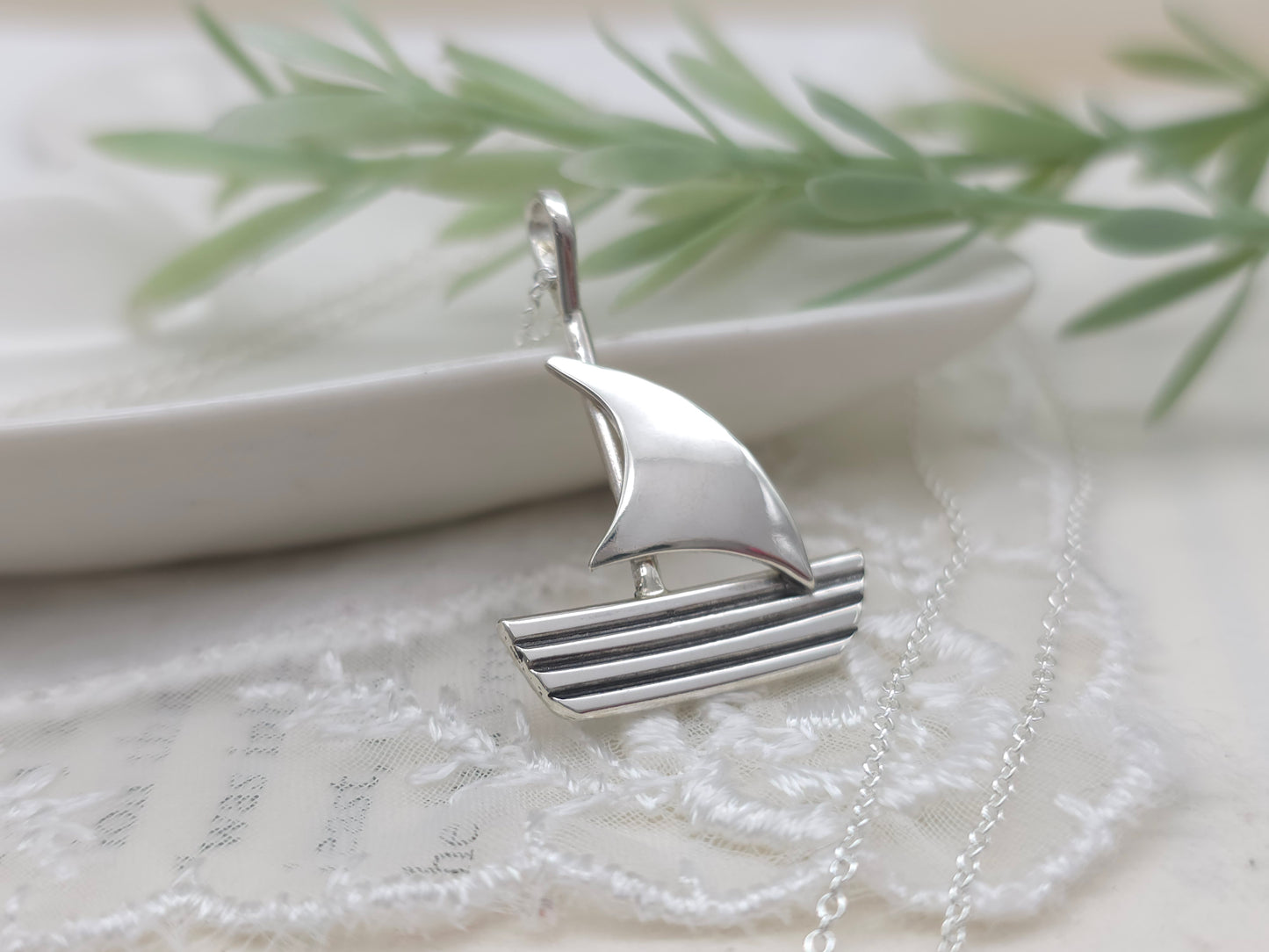 Sterling Silver "Anchored in the Storm" Necklace