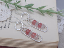 Load image into Gallery viewer, Sterling Silver &amp; Quartz Earrings

