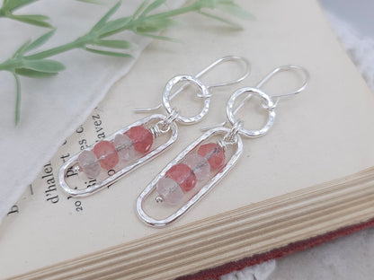 Sterling Silver & Quartz Earrings