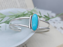 Load image into Gallery viewer, Sterling Silver &amp; Kingman Turquoise Cuff
