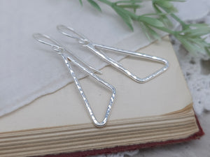 Sterling Silver Modern Geometric Earrings