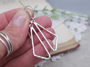 Sterling Silver Modern Geometric Earrings