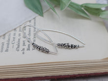 Load image into Gallery viewer, Sterling Silver Wrapped Threader Earrings
