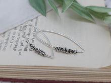 Load image into Gallery viewer, Sterling Silver Wrapped Threader Earrings
