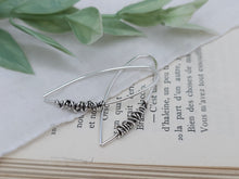 Load image into Gallery viewer, Sterling Silver Wrapped Threader Earrings
