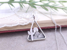 Load image into Gallery viewer, Sterling Silver Desert Mountain Necklace

