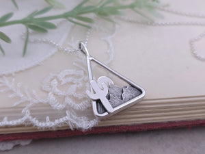 Sterling Silver Desert Mountain Necklace