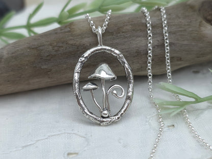 Sterling Silver Woodland Magic Necklace