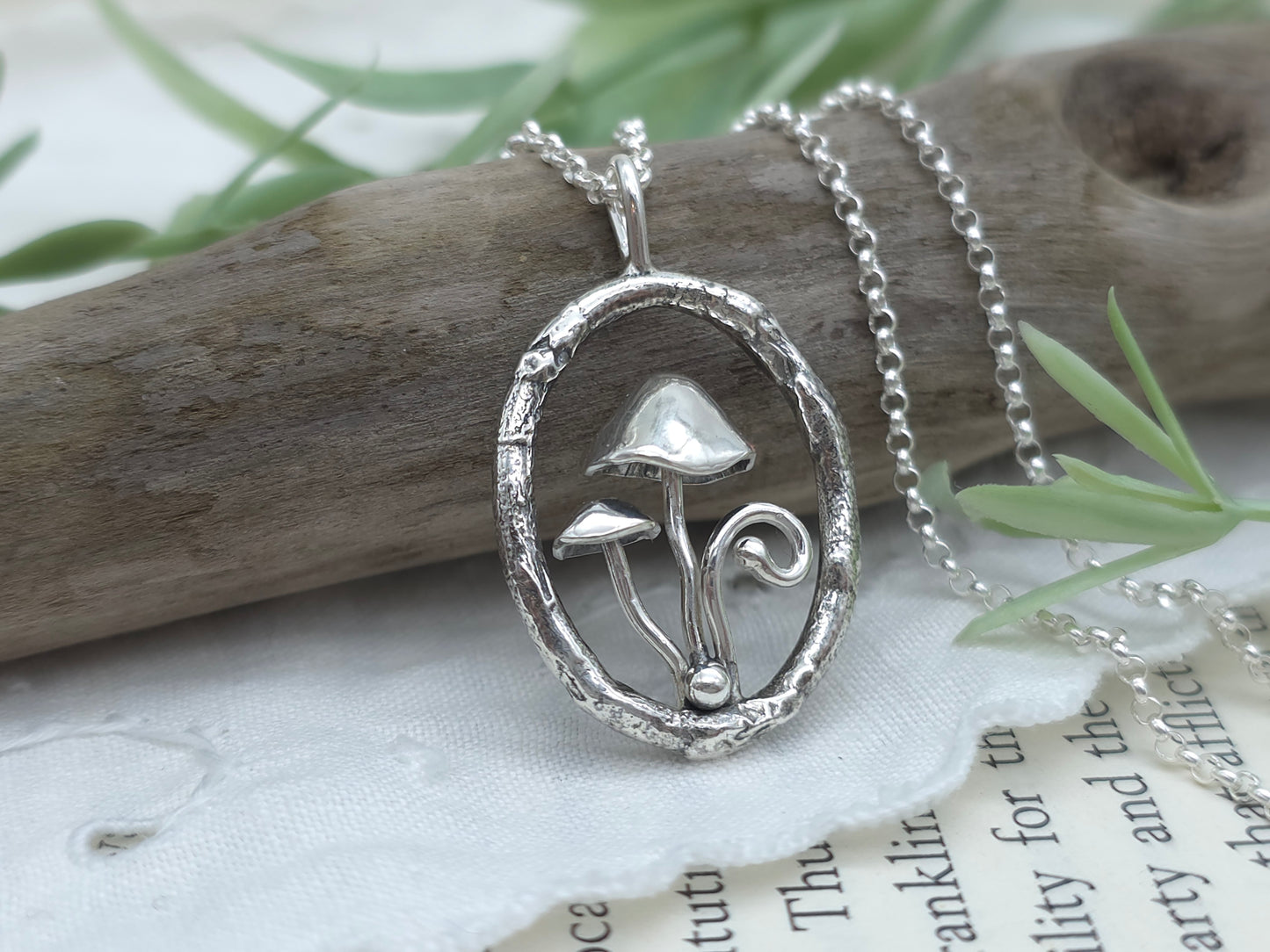 Sterling Silver Woodland Magic Necklace