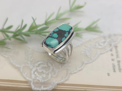 Sterling Silver & Turquoise Ring SIZE 9