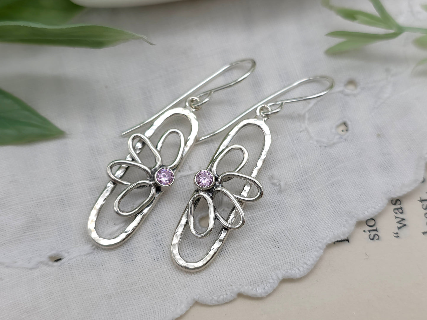 Sterling Silver In Full Bloom Earrings