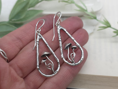 Sterling Silver Woodland Magic Earrings