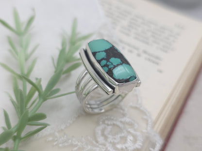 Sterling Silver & Turquoise Ring SIZE 9