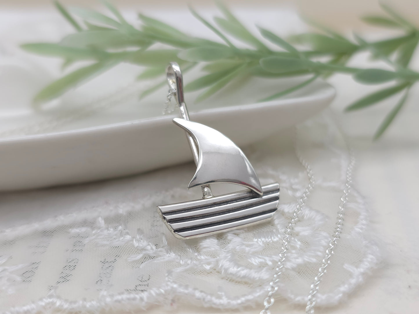 Sterling Silver "Anchored in the Storm" Necklace