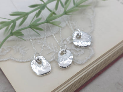 Sterling Silver Ebenezer Stone Necklace