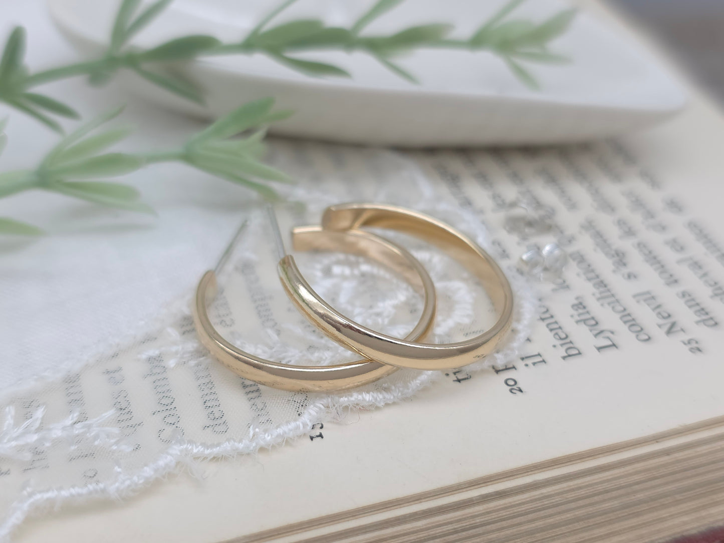 Gold Hoop Earrings