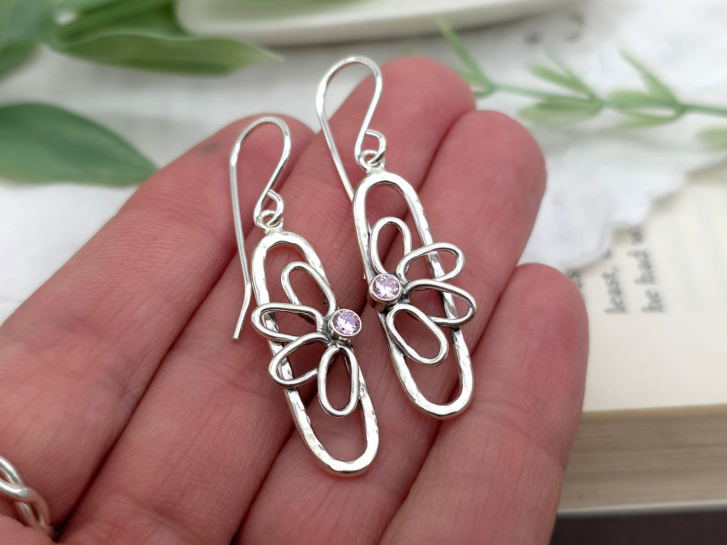 Sterling Silver In Full Bloom Earrings
