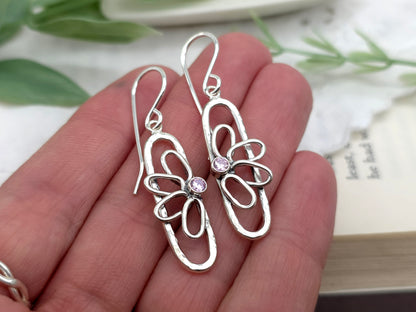 Sterling Silver In Full Bloom Earrings