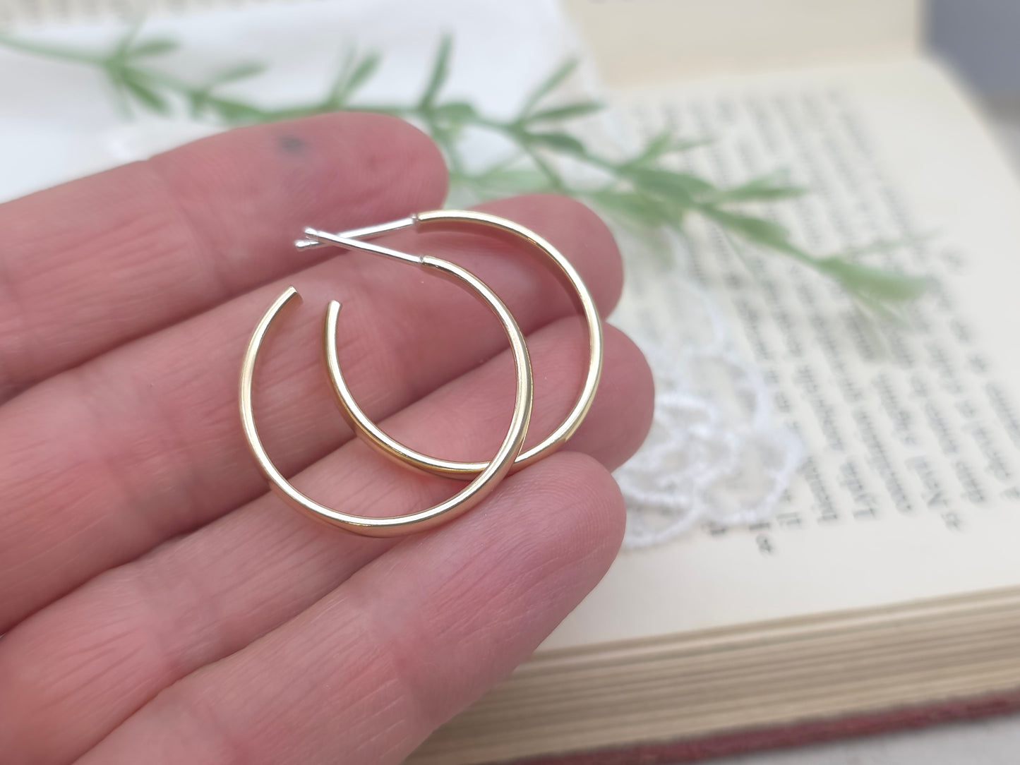 Gold Hoop Earrings