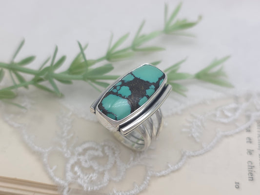 Sterling Silver & Turquoise Ring SIZE 9