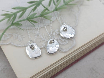 Sterling Silver Ebenezer Stone Necklace