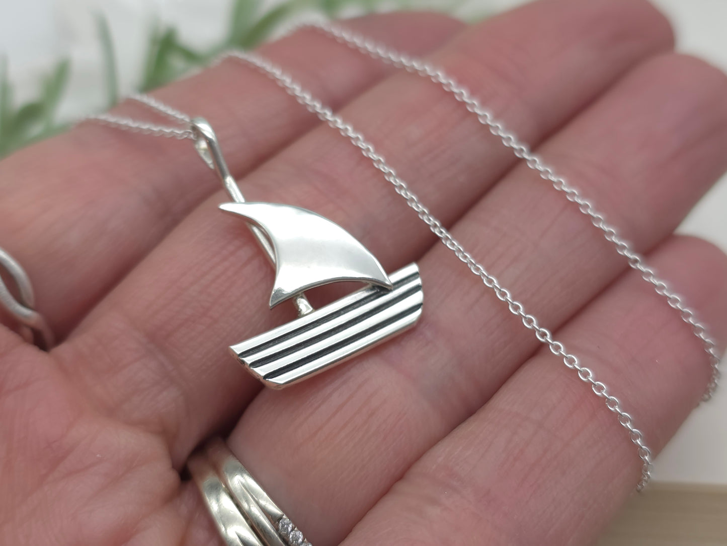 Sterling Silver "Anchored in the Storm" Necklace