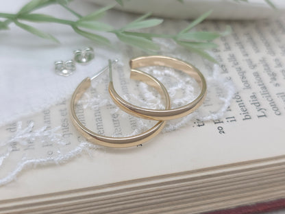 Gold Hoop Earrings