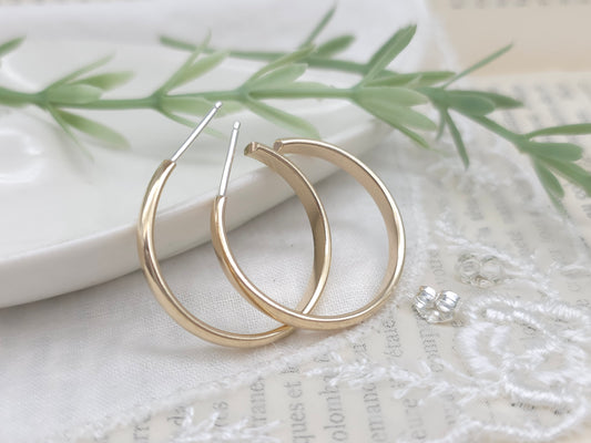Gold Hoop Earrings