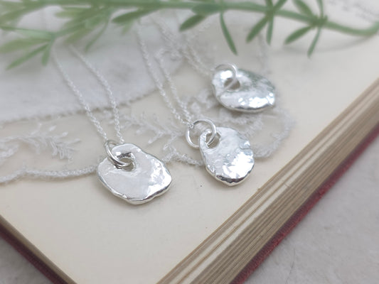 Sterling Silver Ebenezer Stone Necklace