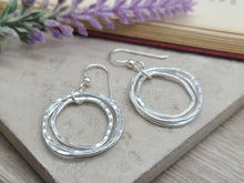 Load image into Gallery viewer, Sterling Multi Circle Hoop Earrings
