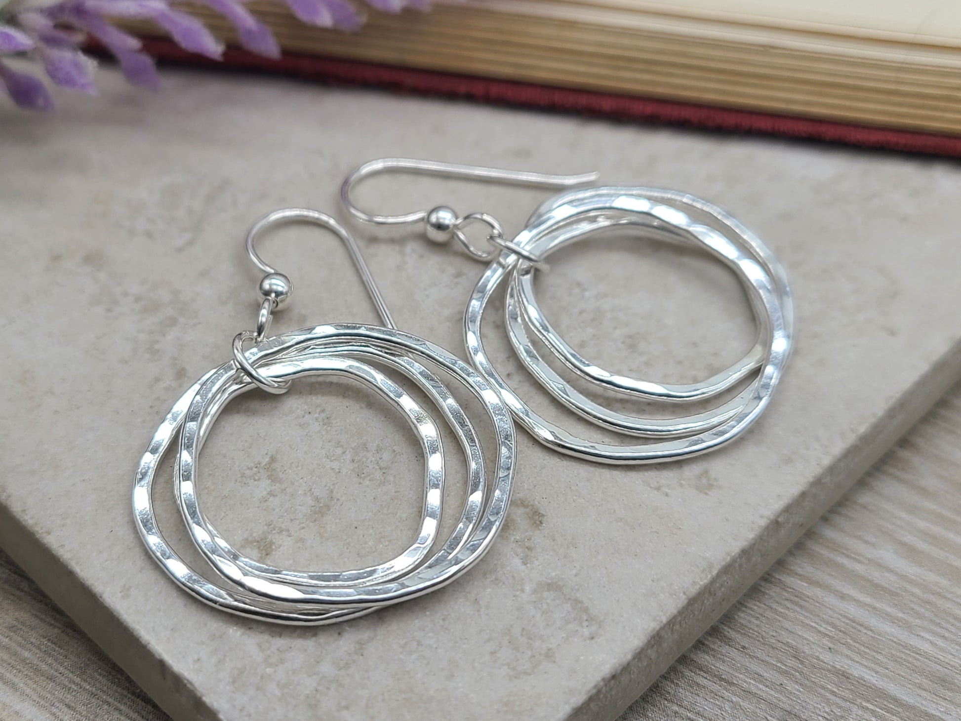 Sterling Multi Circle Hoop Earrings – Crystal Lea Jewelry