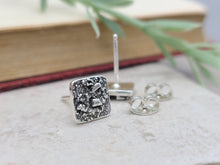 Load image into Gallery viewer, Sterling Silver Square Stud Earrings / Posts
