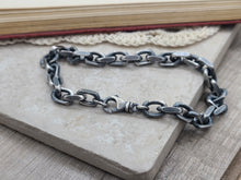 Load image into Gallery viewer, Men&#39;s Heavy Thick Chain Link Sterling Bracelet
