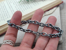 Load image into Gallery viewer, Men&#39;s Heavy Thick Chain Link Sterling Bracelet

