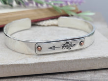 Load image into Gallery viewer, Sterling Silver Arrow Cuff Bracelet
