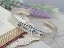 Load image into Gallery viewer, Sterling Silver Arrow Cuff Bracelet
