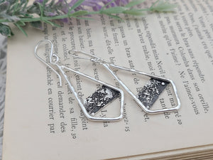 Sterling Silver Textured  Earrings