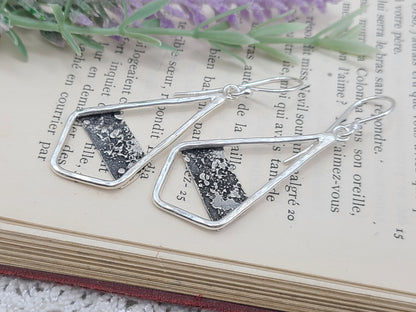 Sterling Silver Textured  Earrings