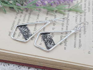 Sterling Silver Textured  Earrings