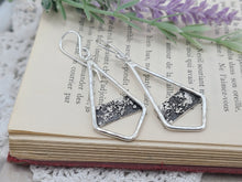 Load image into Gallery viewer, Sterling Silver Textured  Earrings
