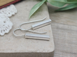 Sterling Silver Bar Threader Earrings