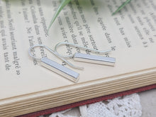 Load image into Gallery viewer, Sterling Silver Bar Threader Earrings
