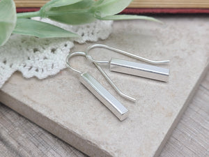 Sterling Silver Bar Threader Earrings