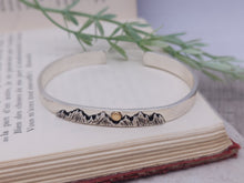 Load image into Gallery viewer, Sterling Silver Mountain Cuff Bracelet
