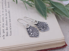 Load image into Gallery viewer, Sterling Silver Reticulated Earrings
