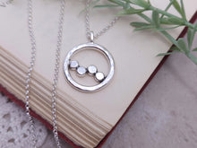 Load image into Gallery viewer, Sterling Silver Stepping Stone Necklace
