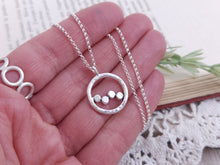 Load image into Gallery viewer, Sterling Silver Stepping Stone Necklace
