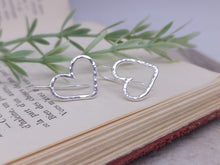 Load image into Gallery viewer, Sterling Silver Heart Threaders
