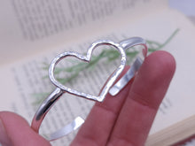 Load image into Gallery viewer, Sterling Heart Cuff
