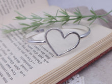 Load image into Gallery viewer, Sterling Heart Cuff

